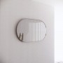 Me Brushed Nickel Framed Oval Mirror 1200 * 700